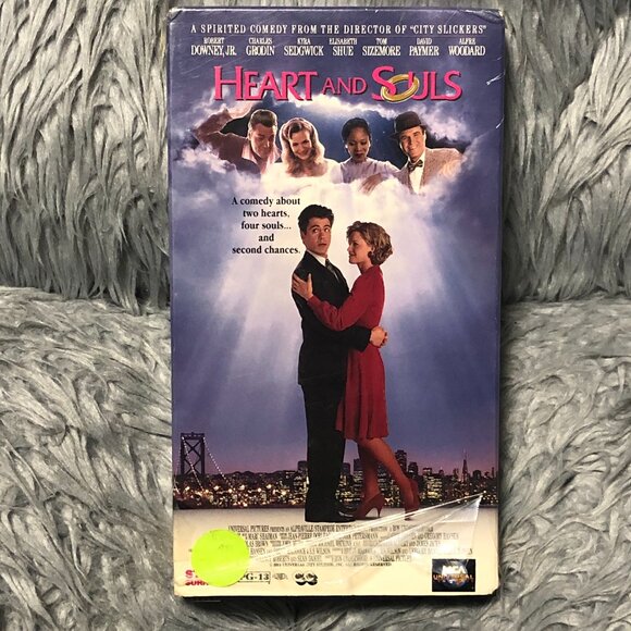 Heart and Souls VHS 1994 Robert Downey Jr - Picture 1 of 4
